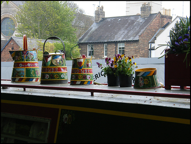 canal boat cans