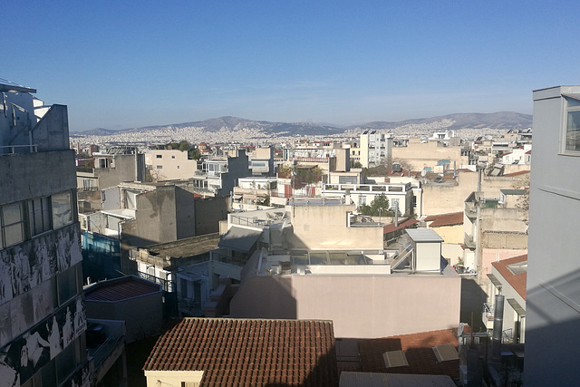 Athens 2020 – View from my hotel room