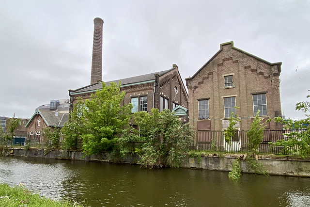 Old buildings of the power station