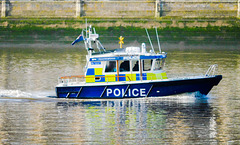 Patrolling the River Thames