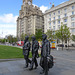 The Beatles In Front Of The Royal Liver Building
