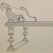 Restored Drawing of Bronze Attachments Decorating a Fulcrum in the British Museum, April 2013