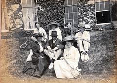 Tennis Party, Claughton Hall, Lancashire (Demolished) June 1911