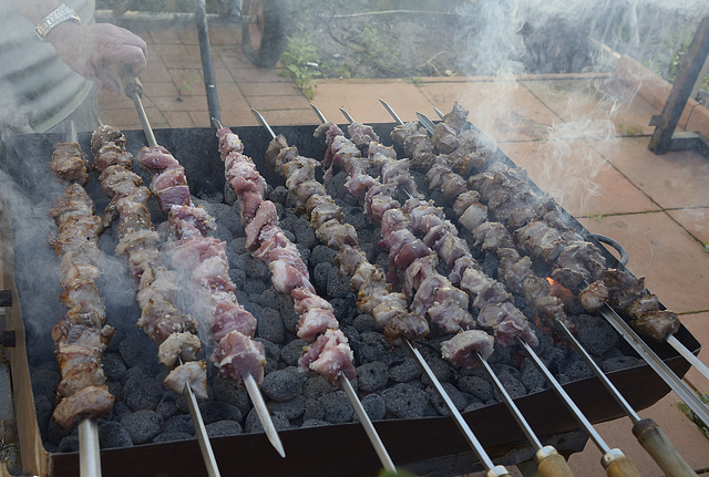 Portuguese Meat on a Spit