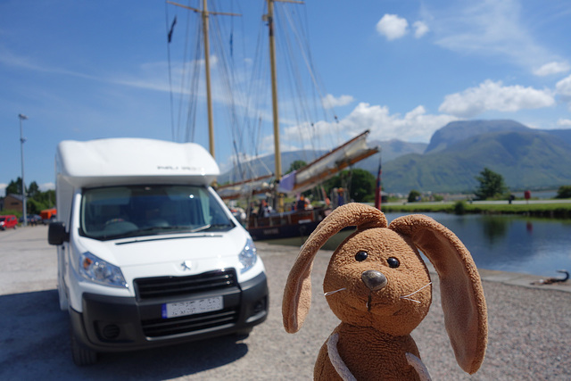 Van, hills, water, Rabbit - four of my favourite things