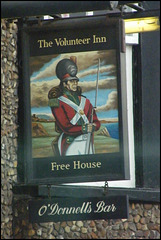 Volunteer pub sign