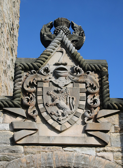 Stonework heraldry