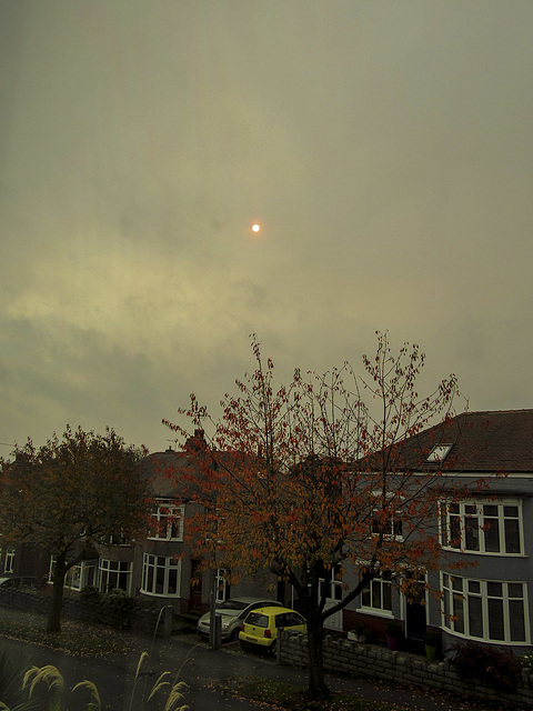 Red sun over Whirlow 1
