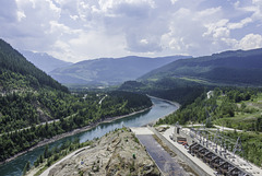 Aussicht vom Revelstoke Dam Visitor Centre (© Buelipix)