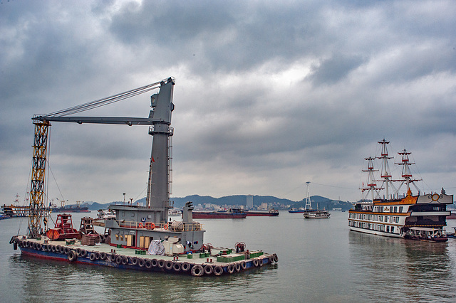 Cai Lan port in Hong Gai Province