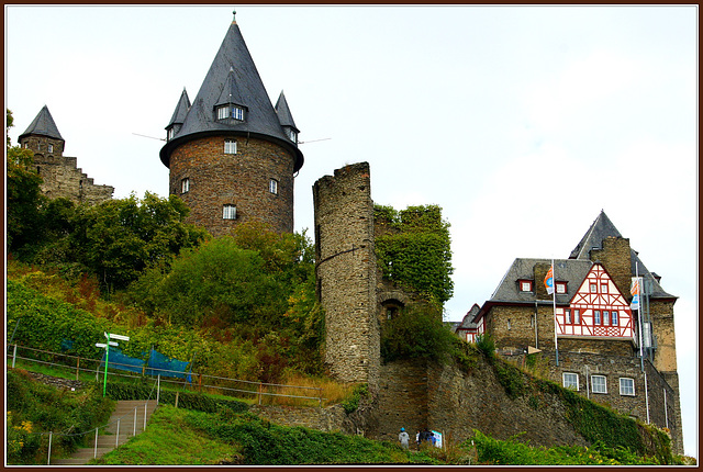 Burg Stahleck in Farbe