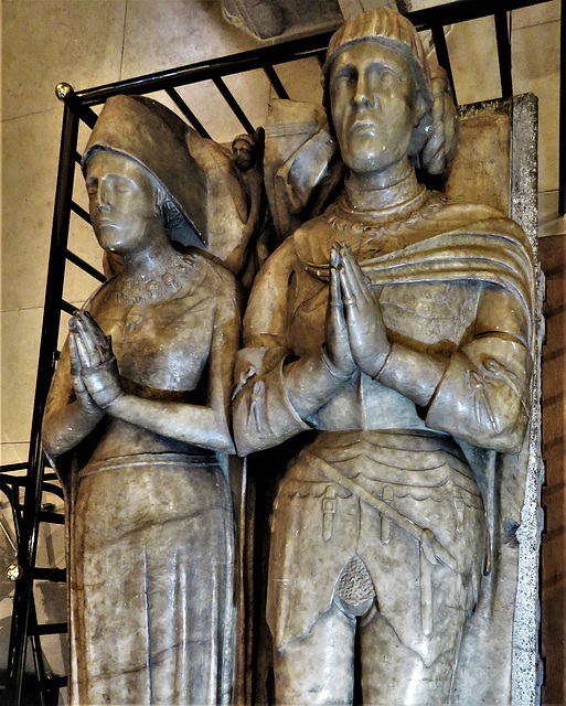 st helen bishopsgate , london  c15 effigies on tomb of sir john crosby +1476 effigies on tomb of sir john crosby +1476 (13)