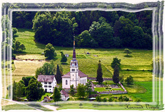 Kirche Merishausen im Randental Kanton Schaffhausen Schweiz
