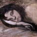 IMG 8182A Eugène Carrière. 1849-1906. Paris   La dormeuse. Head of a sleeping woman. vers 1895.   ( Collection Chtchoukine Moscou. Musée Pouchkine.  Exposition temporaire  Fondation Louis Vuitton. Paris. )