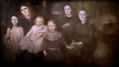 IMG 9520L Eugène Carrière. 1849-1906. Paris.    La Famille du peintre. The painter's family. 1893.   Paris Orsay.