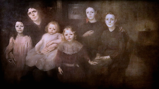 IMG 9520L Eugène Carrière. 1849-1906. Paris.    La Famille du peintre. The painter's family. 1893.   Paris Orsay.