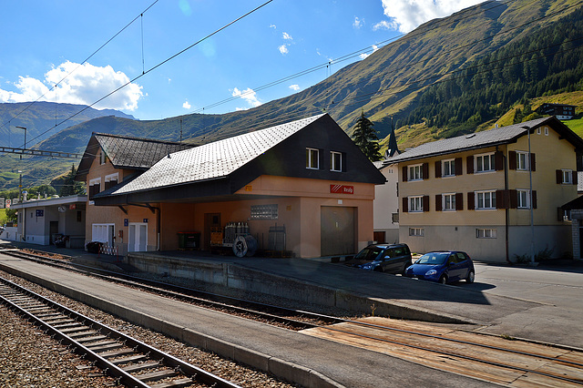 Bahnhof Realp 1538 m.ü.M.