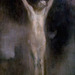 IMG 9521A Eugène Carrière.   1849-1906. Paris.   Christ en croix.   Christ on the cross  vers 1887.     Paris Orsay.