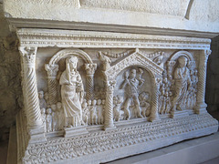 Musée archéologique de Split : sarcophage du bon berger.