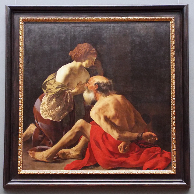 Roman Charity by Ter Brugghen in the Metropolitan Museum of Art, January 2023
