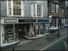Lyme Regis rummage shop