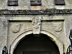 newstead abbey, notts; c17 porch removed from west front