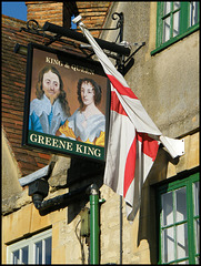 King & Queen pub sign
