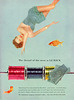 Lurex/Rose Marie Reid Fabric Ad, 1953