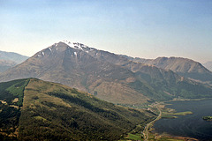 Sgorr Dearg from The Pap of Glen Coe 3rd May 1990.