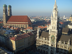 Rathaus und Frauenkirche, München