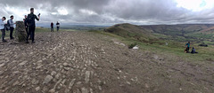 Mam Tor summit and Trig point