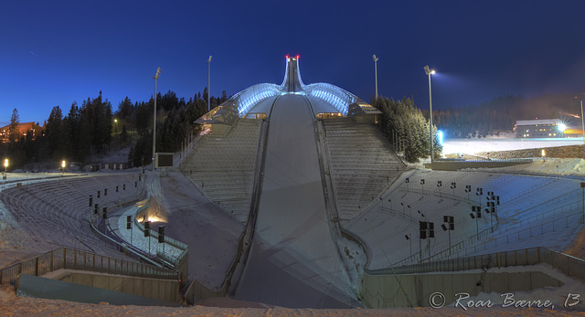 Holmenkollen ski jump arena, Oslo, Norway.