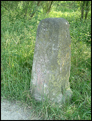 old boundary marker