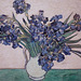 Detail of Irises by Van Gogh in the Metropolitan Museum of Art, July 2018
