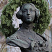 Buste de Clotilde de Vaux , écrivaine , poétesse