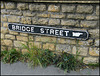 Bridge Street finger sign