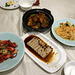 北京烤鸭 Beijing roast duck (parts of, plus side dishes)