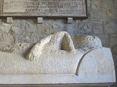 Musée archéologique de Split : couvercle du sarcophage.