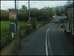 White Hart sign at Colyford