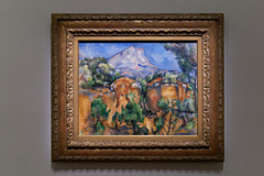 "La montagne Sainte-Victoire vue des carrières de Bibémus" (Paul Cézanne - 1900)