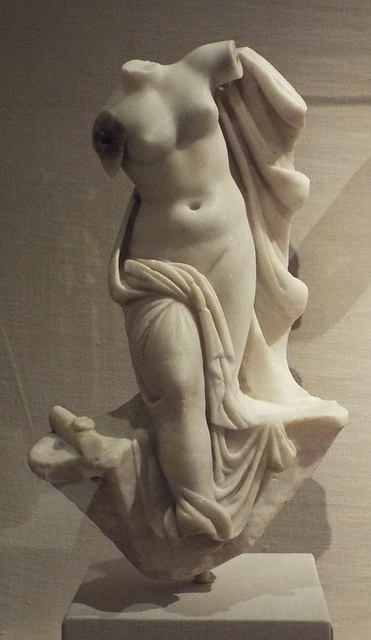 Marble Statuette of Aphrodite Emerging from the Sea in the Metropolitan Museum of Art, June 2016