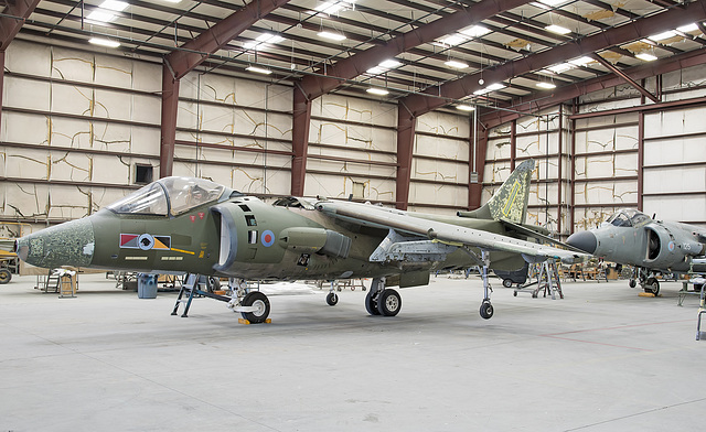 British Aerospace Harrier GR.5 ZD353 and British Aerospace Sea Harrier FA.2 ZH810