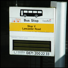 Preston realtime bus stop