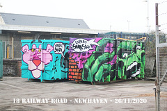 18 Railway Road Pink P & Hulk - Newhaven - 26 11 2020