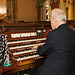 At the organ