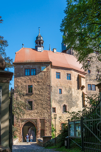 Eingang zur Burg Kriebstein