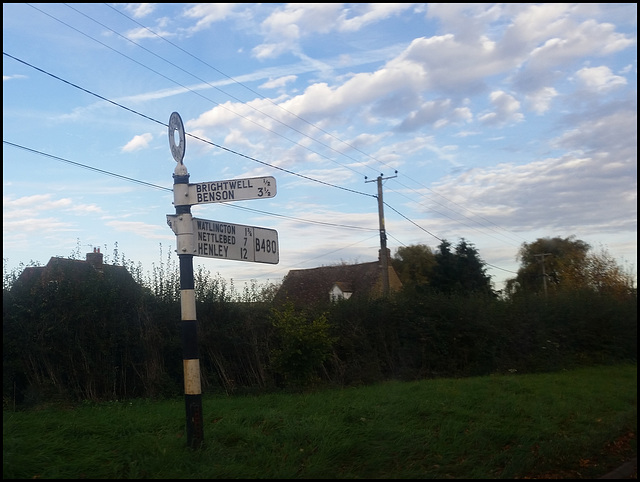 Oxfordshire signpost