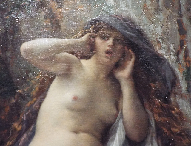 Detail of Echo by Cabanel in the Metropolitan Museum of Art, July 2018