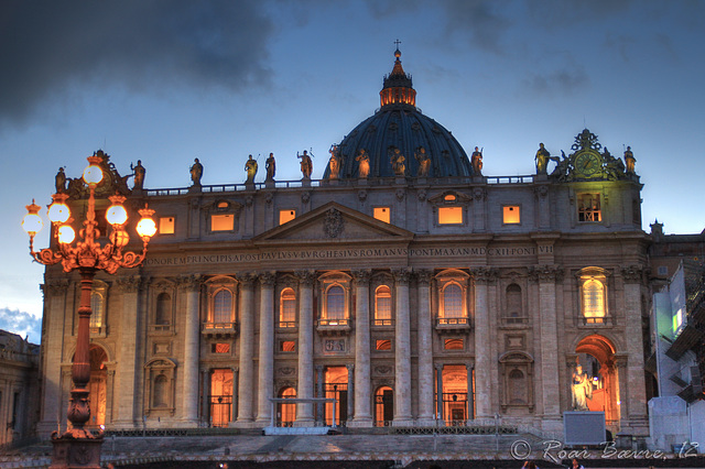 St. Peters basilica, Rome, Italy.