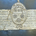 st helen bishopsgate , london seal detail of c17 tomb of sir julius caesar +1636  (36)